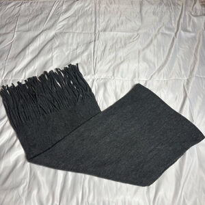 Women's Lucky Brand Gray Fringe Scarf One Size